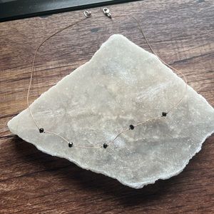 Soulku black spinel celestial choker 16”